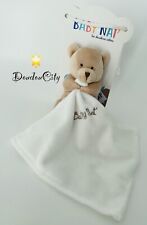 4088🌟Doudou Plat ours Oursons Naturel Beige Blanc mouchoir Baby Nat Babynat