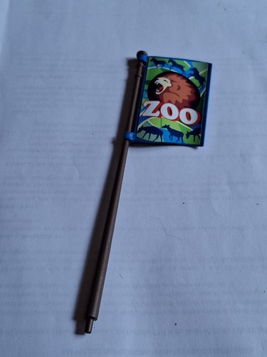 Playmobil drapeau parc - drapeau, animaux
