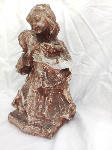 Statuette sculpture vierge - , à