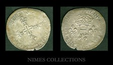 MONNAIE ROYALE HENRI III  1574 / 1589  DOUBLE SOL PARISIS N° 30