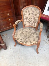 CABRIOLETS STYLE LOUIS XV  GOUT DU 18 EME SIECLE TAPISSERIE AU POINT   INV 11609