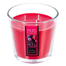 Bougie Parfumée "Nina" 500g Fruits Rouges