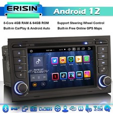 64Go Android 14 Autoradio GPS Navi CarPlay DAB+DVD TNT pour AUDI A4 S4 SEAT EXEO