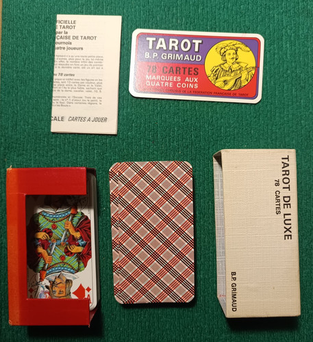 Jeu cartes tarot - jeu, de