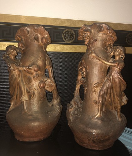 Paire grands vases - de,