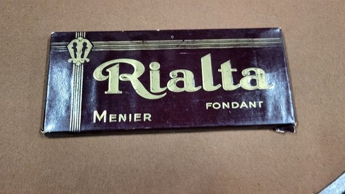Ancienne plaquette chocolat - ancienne,