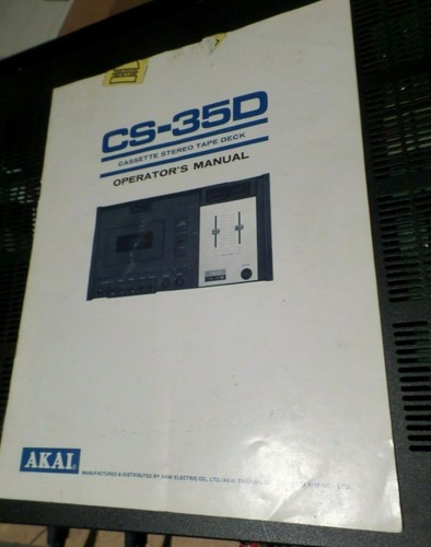 Akai 35d original cassette - cs-35d,