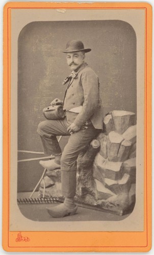 Cdv circa 1880 homme en - cdv,