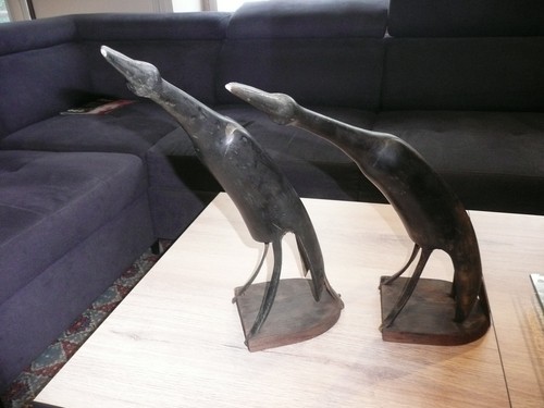 Sculptures oiseau corne - oiseau,
