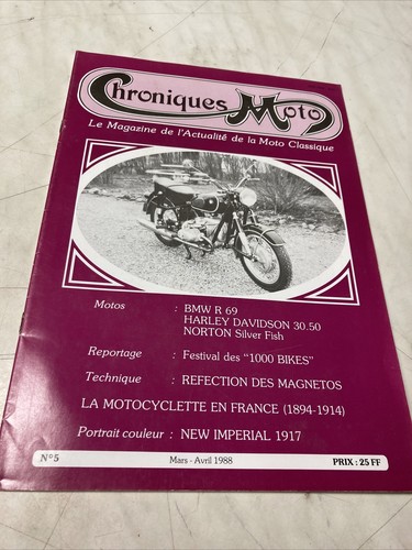 Chroniques moto 1988 - chroniques, bmw