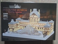Maquette style Lego Le Louvre