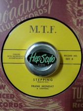 FRANK LUNDI & STEPPERS 45 RE - STEPPING - M.T.F. POUSSETTE ROCKABILLY SUPER RARE