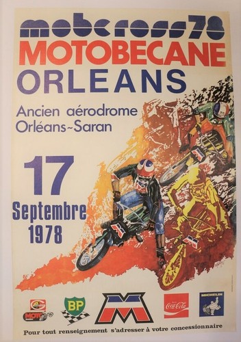 Affiche ancienne motobecane - ancienne,