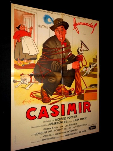 Fernandel casimir affiche - fernandel,
