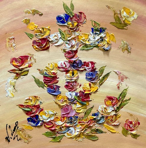 Croix camargue fleurs - de, en