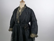 Belle robe de deuil ancienne vers 1918