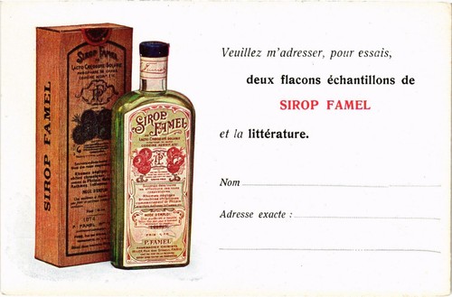 Advertisement sirop famel - advertisement,