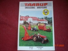 ANCIENNE  BROCHURE    PUBLICITAIRE      ENSILEURS    BROYEURS     TAARUP