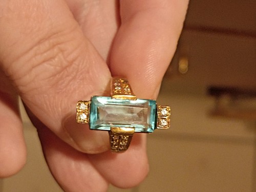 Bague argent massif vermeil - en,