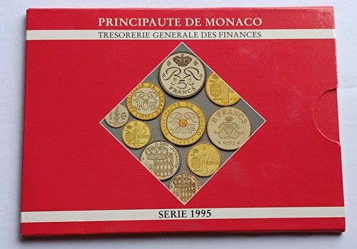 Coffret officiel monaco 1995 - officiel,