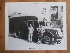PHOTO CAMION ATELIER DES LIGNES SOUTERRAINES EN SERVICE ( Musée de la poste )