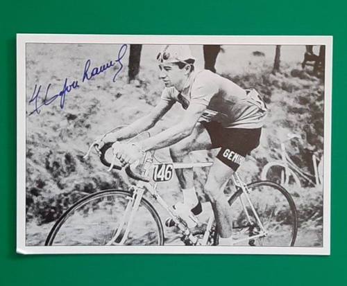 Cyclisme carte cycliste - carte,