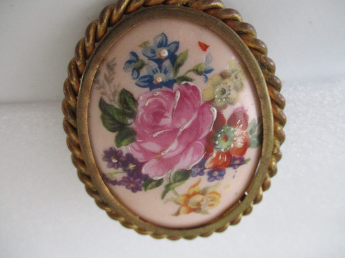 Ancienne broche limoges france - broche,