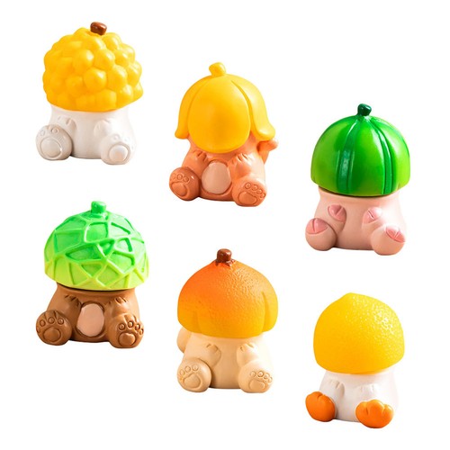 Pcs figurines minuscules - 6,