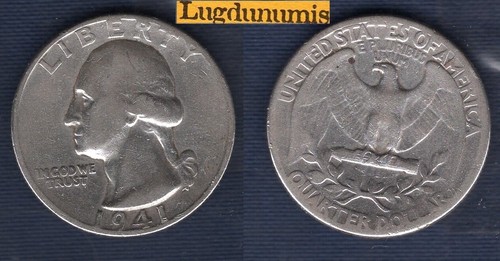 Washington quarter dollar 1941 - washington,