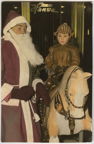 Photo ancienne père noël - photo,