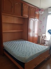 MEUBLE PONT AVEC LIT INTÉGRÉ ESCAMOTABLE 3,10 m LONG BELLE QUALITÉ