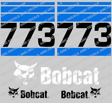Bobcat 773 Mini Décalque Autocollant Set