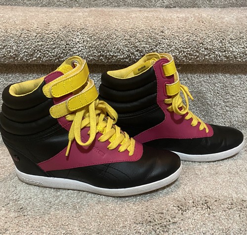 Reebok top wedge sneakers - reebok, hi-top