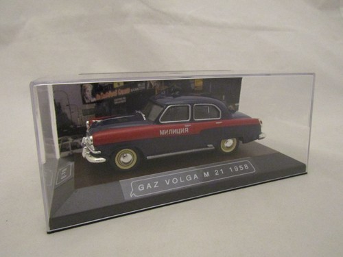 Voiture police gaz volga - 1/43,
