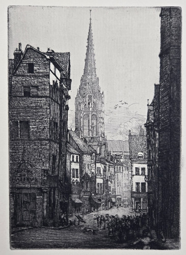 Eau forte orignale 1904 shaw - eau,