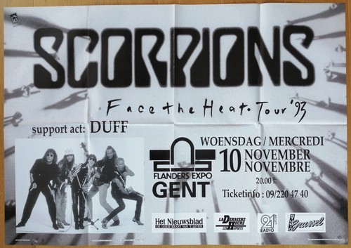 Scorpions affiche concert - affiche,
