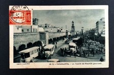 CASABLANCA Place des Nations-Unies , Place de France MAROC  CPA POSTCARD  P441