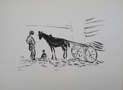 Albert marquet la - la, charrette
