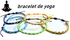 bracelet  fin de yoga kumihimo