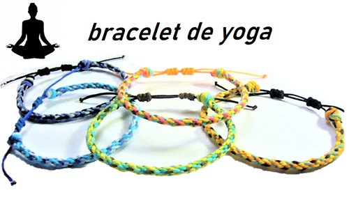 Bracelet fin yoga kumihimo - bracelet,