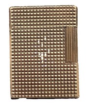 Briquet DUPONT grand modele plaque or 20mi.pointes de diamant