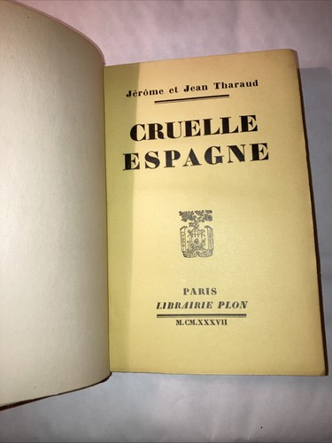 Tharaud cruelle - j.,