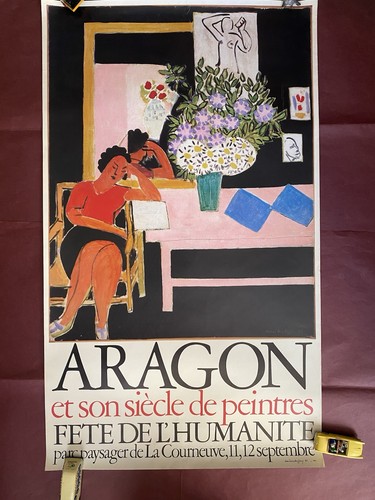 Affiche aragon par matisse - aragon,