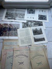 L'illustration hebdomadaire 1915, lot de 21 numéros