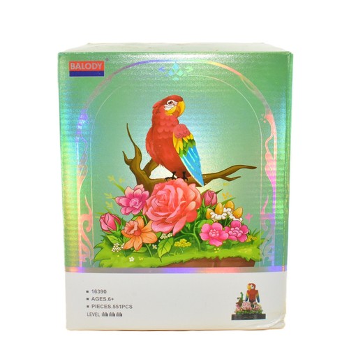 Balody 16390 colored parrots - 16390,