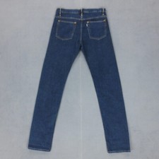 Jean Tapered Made in Japan Maison Kitsune M Bleu Brut Indigo Droit