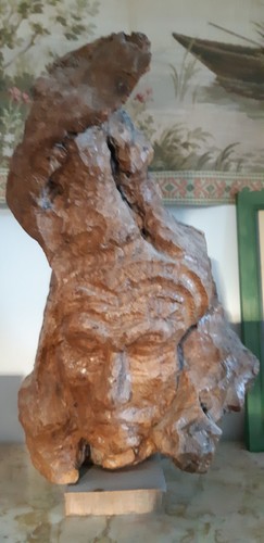 Sculpture bois beethoven - sculpture,