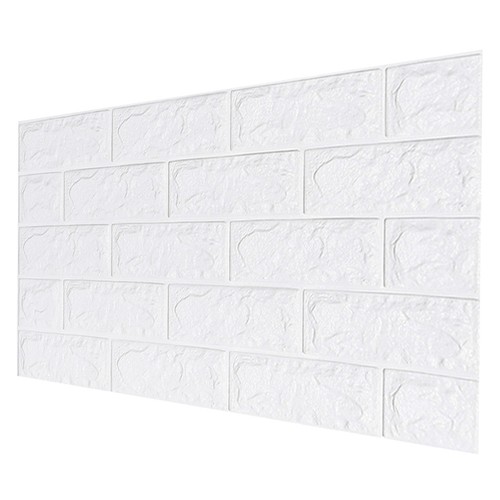 Papier peint effet brique - papier,