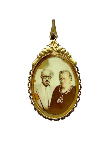 Pendentif art nouveau antique - pendentif,