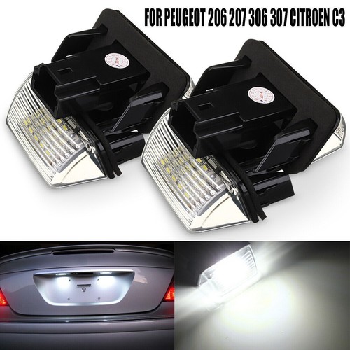 Led feux plaque pour - 2x,